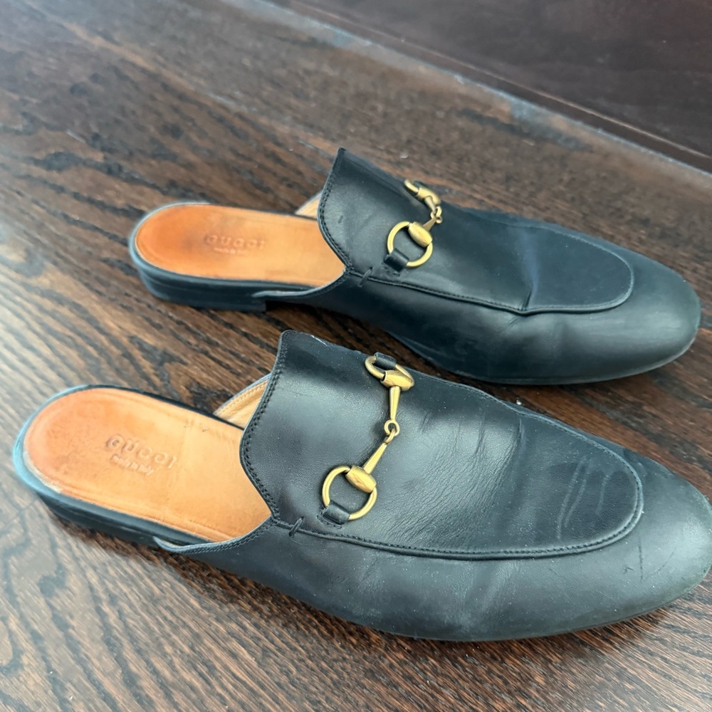 Gucci slip on womens mules size 40.5 - princetown shoe - Picture 3 of 6